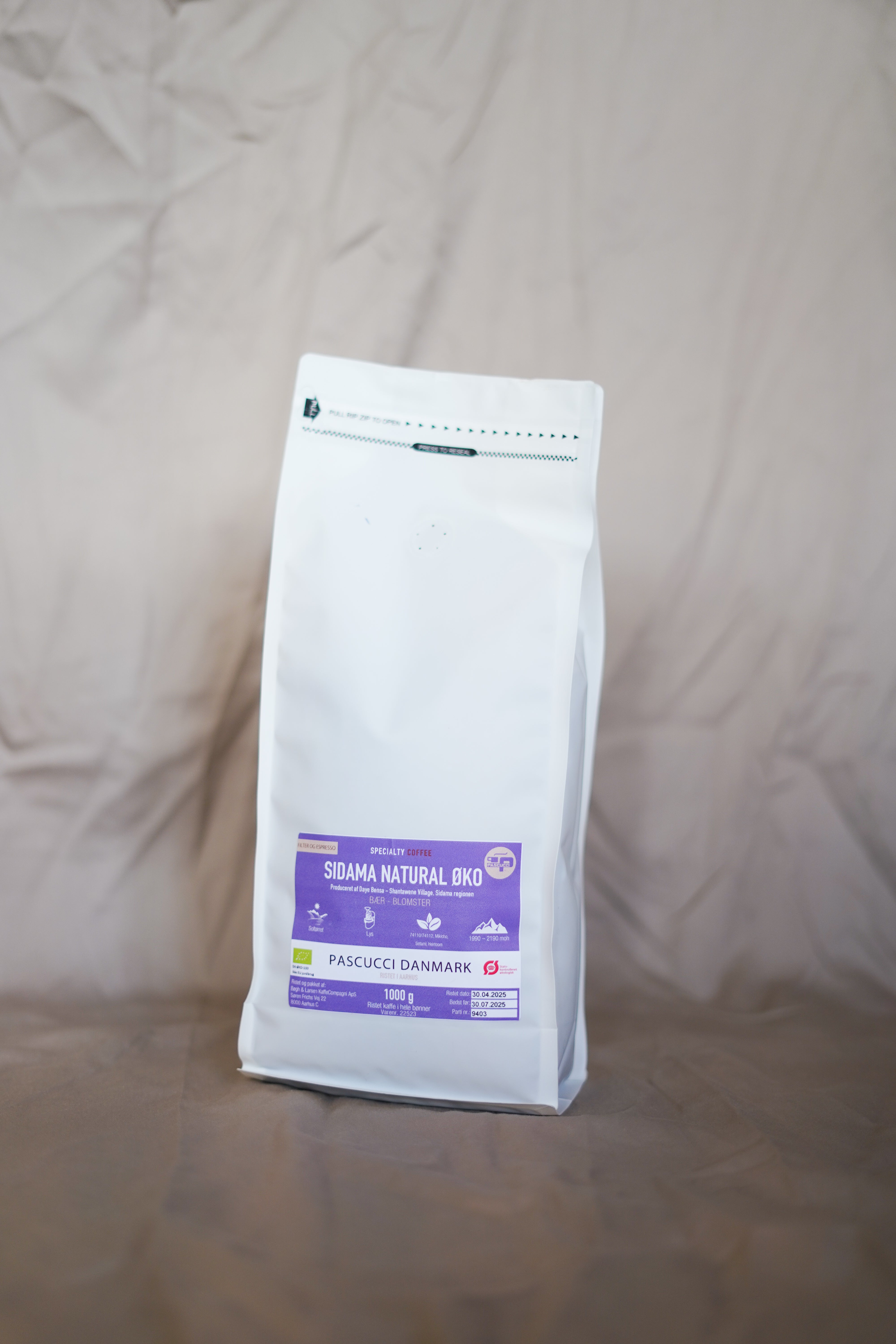 Sidama Natural øko kaffe